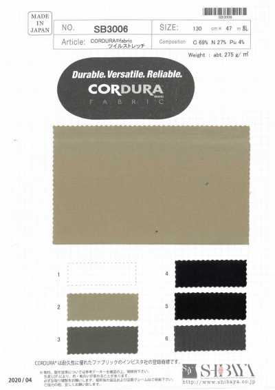 CORDURA & # 174; Co Co Giãn Vải Chéo