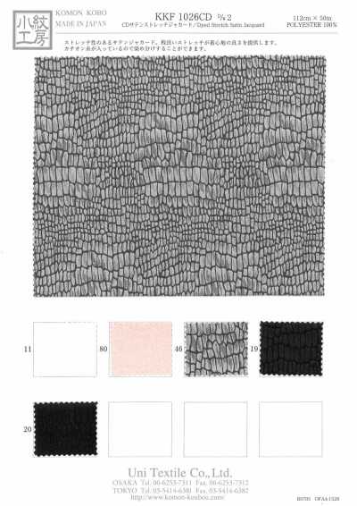 KKF1026CD-D/2 Jacquard Sa Tanh Co Giãn CD