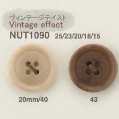 NUT1090 Cúc 4 Lỗ Mặt Bằng Hạt