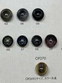 MYP43 Cúc 4 Lỗ Viền Nhựa Resin Polyester Ảnh phụ