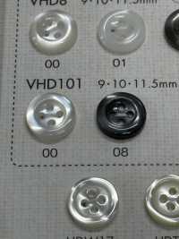 VHD101 NÚT DAIYA Chống Va đập HYPER DURABLE "" Dòng Sản Phẩm Cúc Polyester 4 Lỗ Có Vỏ Trai/sò/xà Cừ Như Vỏ  DAIYA BUTTON Ảnh phụ