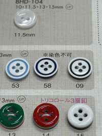 OPH337 NÚT DAIYA Cúc Bốn Lỗ Polyester Chống Va đập DAIYA BUTTON Ảnh phụ