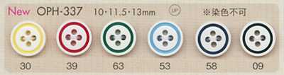 OPH337 DAIYA BUTTONS Cúc Polyester Bốn Lỗ Chống Va đập