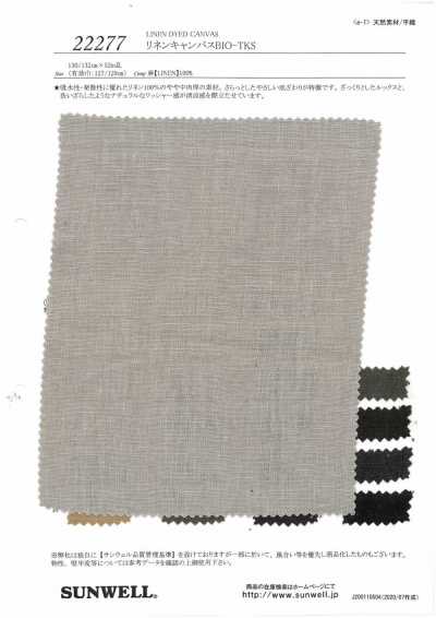 22277 Vải Bố Canvas Lanh BIO-TKS