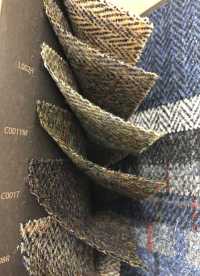 3-KM HARRIS Harris Vải Tweed Kẻ Caro Bột Yến Mạch Dệt Xương Cá Takisada Nagoya Ảnh phụ