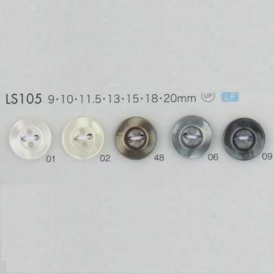 LS105 Cúc 4 Lỗ Có Viền Làm Từ Nhựa Resin Polyester
