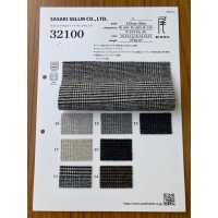 32100-10 Tweed Giặt được 2 Chiều, Caro Glen[Vải] SASAKISELLM Ảnh phụ
