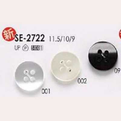 SE2722 Cúc 4 Lỗ Bằng Nhựa Resin Polyester