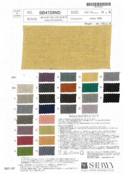 SB4729ND Vải Bố Canvas Linen Bỉ 1/60 Nhuộm Tự Nhiên