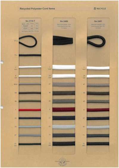 3491 Dây Polyester Tái Chế (Loại Tròn)