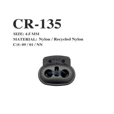 CR-135 Đầu Khoá Dây Mũi Heo Bằng Nylon Tái Chế Từ Lưới Cá