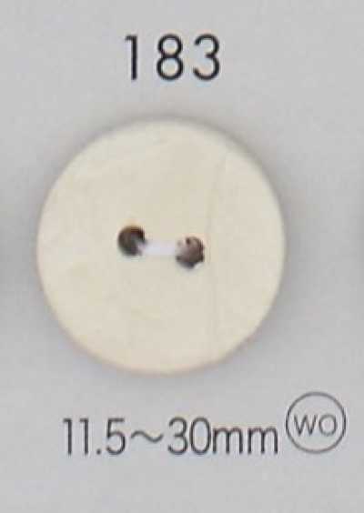 183 Cúc Gỗ 2 Lỗ Chất Liệu Tự Nhiên