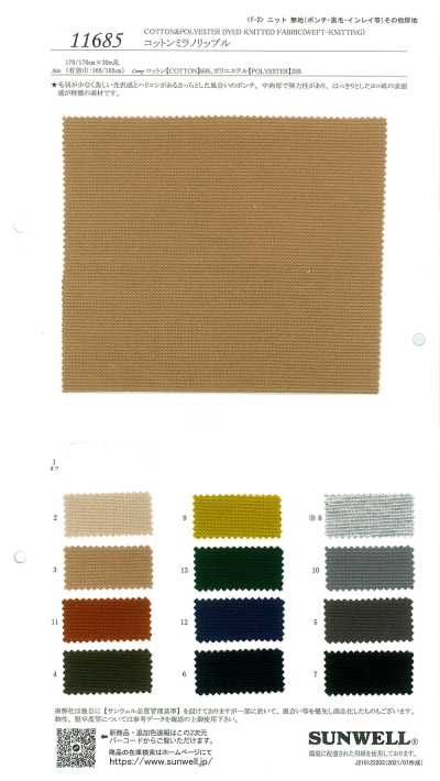 11685 Vải Ripple Milano Cotton