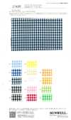 15489 Vải broadcloth gingham nhuộm sợi 40s