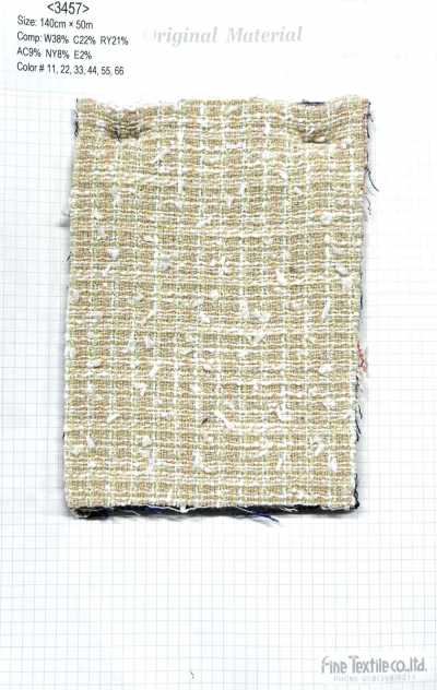 3457 Suralit Mol Vải Tweed Kiểu Cách