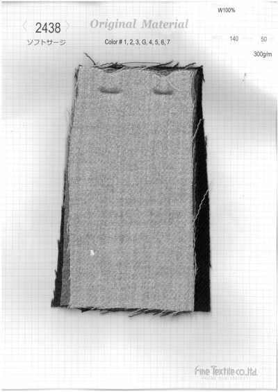 2438 Vải Serge Mềm