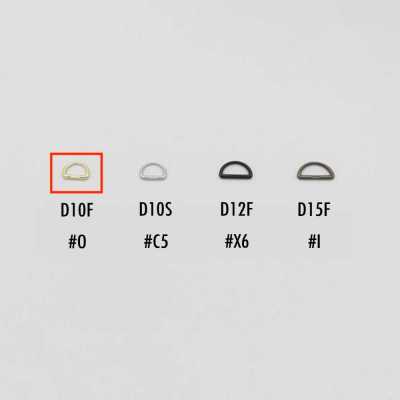 D10F Khoen Chữ D Tay Kéo Gắn Thêm Cho Slider YKK (Dùng Cho Cỡ 5 Trở Lên)