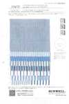 35473 Fuwa. Cotton 60s shirring kẻ sọc