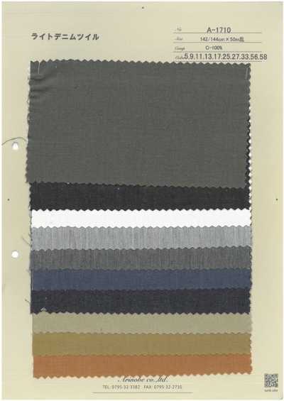A-1710 Vải Bò Twill Nhẹ