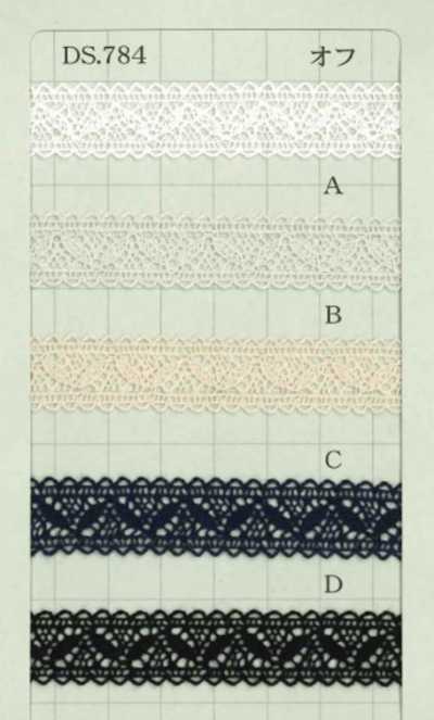DS784 Dây đăng Ten Cotton Rộng: 15mm