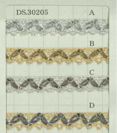 DS30205 Dây Tết Kim Tuyến Rộng: 11mm