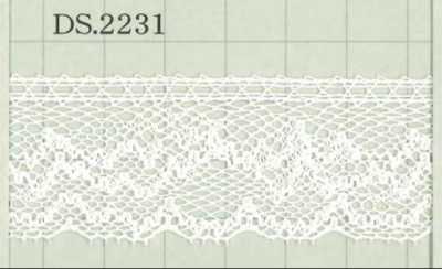 DS2231 Dây đăng Ten Cotton Rộng: 27mm
