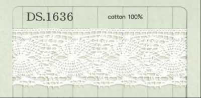 DS1636 Dây đăng Ten Cotton Rộng: 24mm