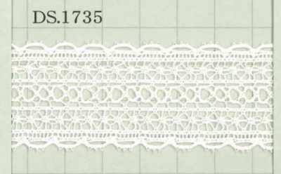 DS1735 Dây đăng Ten Cotton Rộng: 30mm
