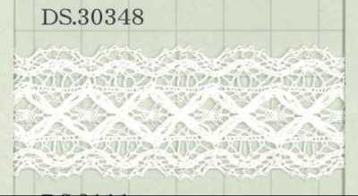 DS30348 Dây đăng Ten Cotton Rộng: 28mm