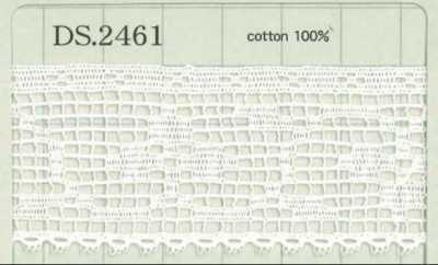 DS2461 Dây đăng Ten Cotton Rộng: 32 Mm