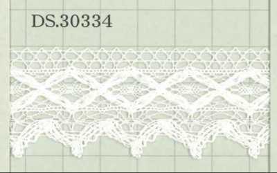 DS30334 Dây đăng Ten Cotton Rộng: 30mm