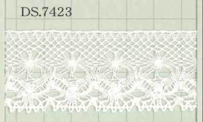 DS7423 Dây đăng Ten Cotton Rộng: 30mm