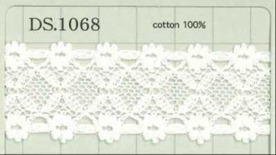 DS1068 Dây đăng Ten Cotton Rộng 28mm
