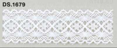 DS1679 Dây đăng Ten Cotton Rộng: 33mm