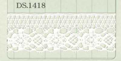 DS1418 Dây đăng Ten Cotton Rộng: 25mm
