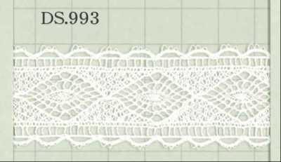 DS993 Dây đăng Ten Cotton Rộng: 29mm