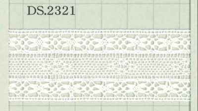 DS2321 Dây đăng Ten Cotton Rộng: 28mm