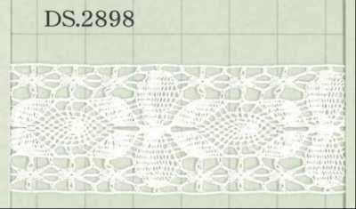 DS2898 Dây đăng Ten Cotton Rộng: 28mm