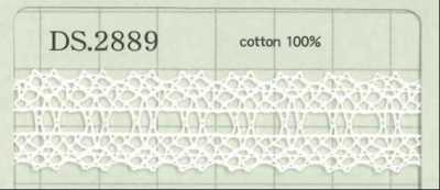 DS2889 Dây đăng Ten Cotton Rộng: 17mm