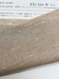 KYC644-W-D1 Dobby Cắt Bông Hữu Cơ Không Nhuộm[Vải] Uni Textile Ảnh phụ
