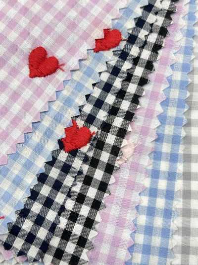 4023-1907-1 Thêu Gingham Nhuộm Sợi