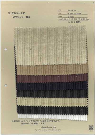 A-8110 Corduroy 7W Hai Màu
