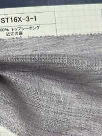 ST16X-3-1 100% Vải Lanh Sợi Gai Vải Mộc Dầu Ohmi Người đẹp Kumoi (Chubu Nhung Corduroy) Ảnh phụ