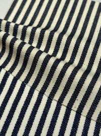 W1027-4 Vải Bò Kẻ Sọc đậm Chất Cotton Dệt May Yoshiwa Ảnh phụ
