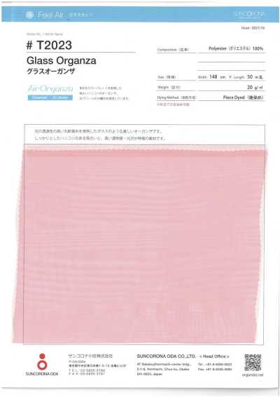 T2023 Organza Thủy Tinh