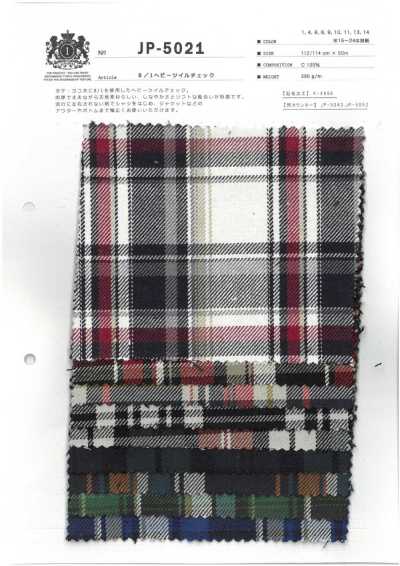 JP-5021 Kẻ Caro Twill Nặng 8/1