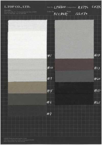 LT4600 Vải Lót Kersey Rayon Cotton