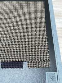 1010864P Vải Thun Jersey Melange Len/bông Họa Tiết Răng Cưa Mới Takisada Nagoya Ảnh phụ