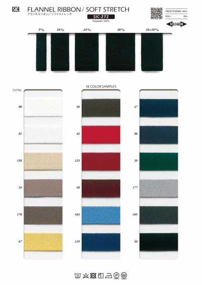 SIC-272 Ruy Băng Flannel/co Giãn Mềm