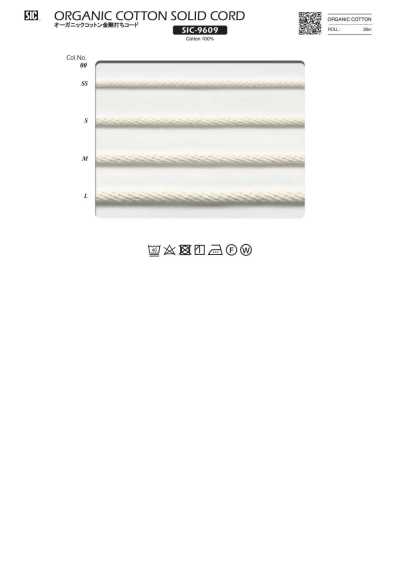 SIC-9609 Dây Bện Kim Cang Cotton Hữu Cơ